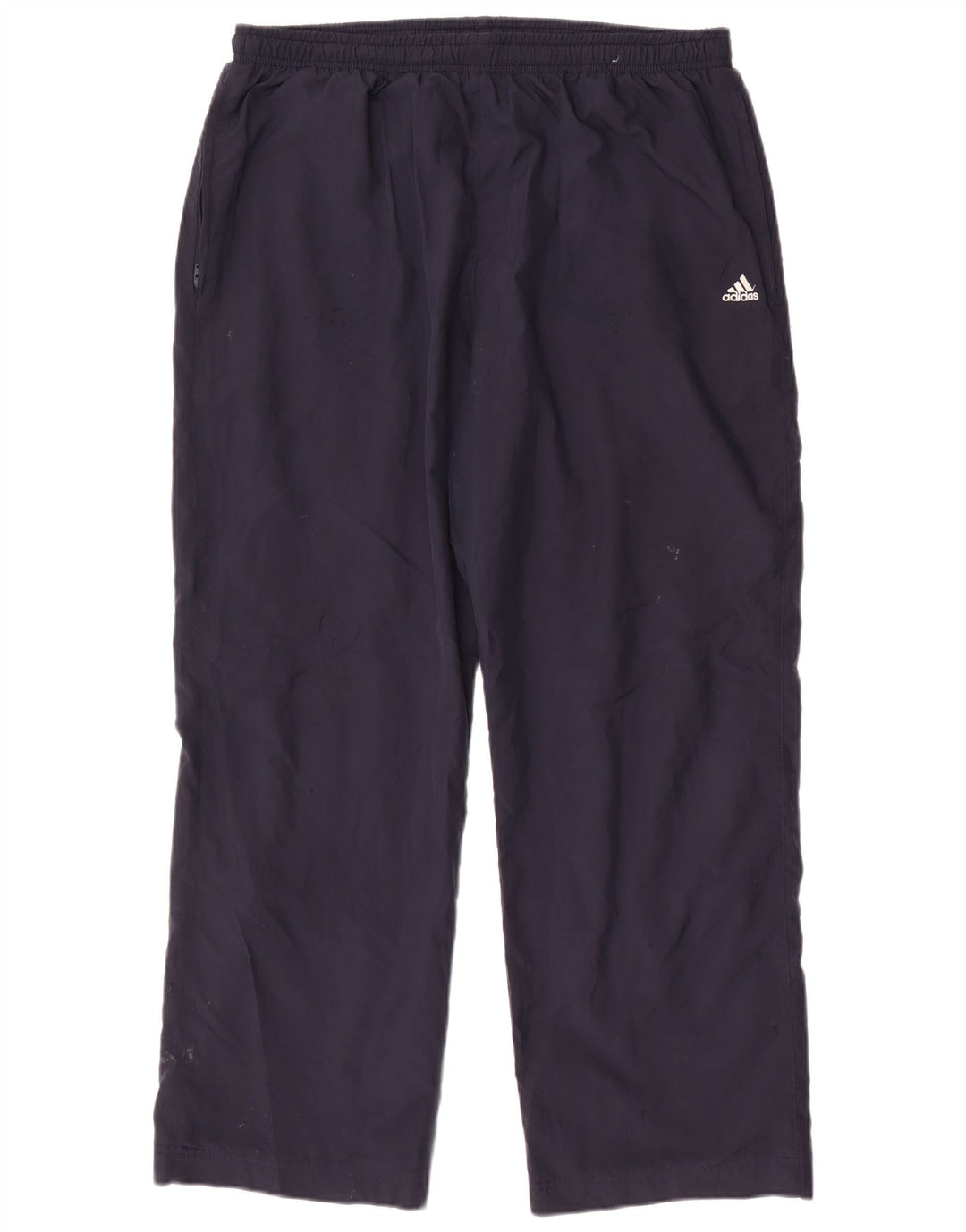 Adidas Mens Tracksuit Trousers Large  Navy Blue Polyester