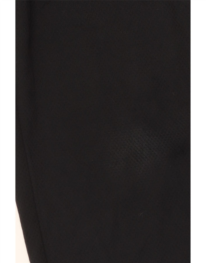 Nike Womens Capri Wide Leg Tracksuit Trousers UK 12 Medium  Black Polyester