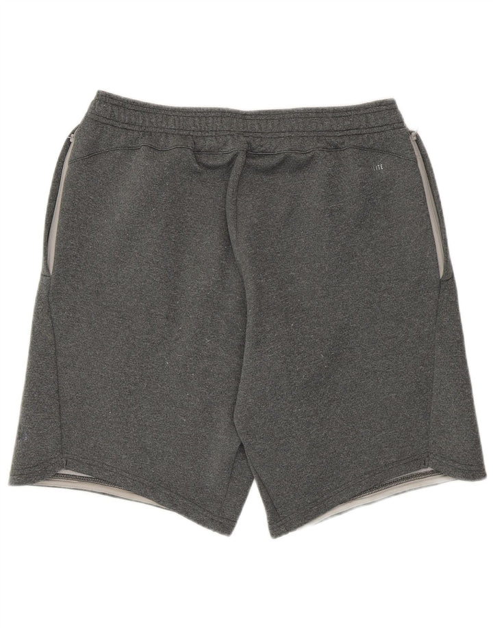Adidas Mens Climalite Sport Shorts Medium  Grey Polyester
