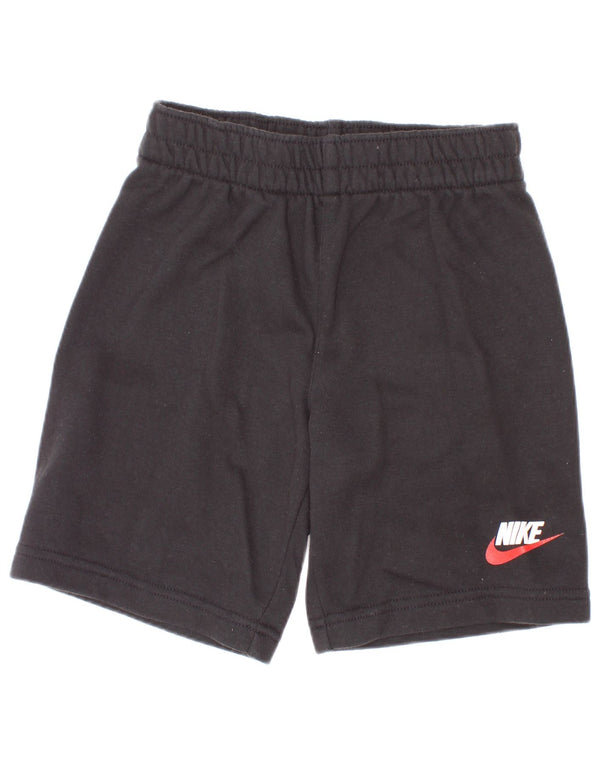 Nike Boys Sport Shorts 4-5 Years Small Black Cotton