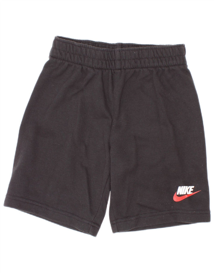 Nike Boys Sport Shorts 4-5 Years Small Black Cotton