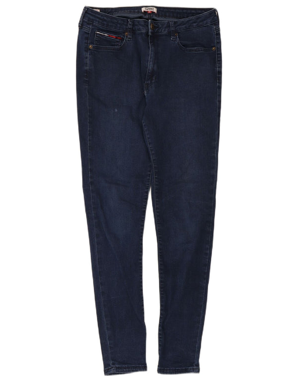 Tommy Hilfiger Womens Skinny Jeans W30 L30 Navy Blue Cotton