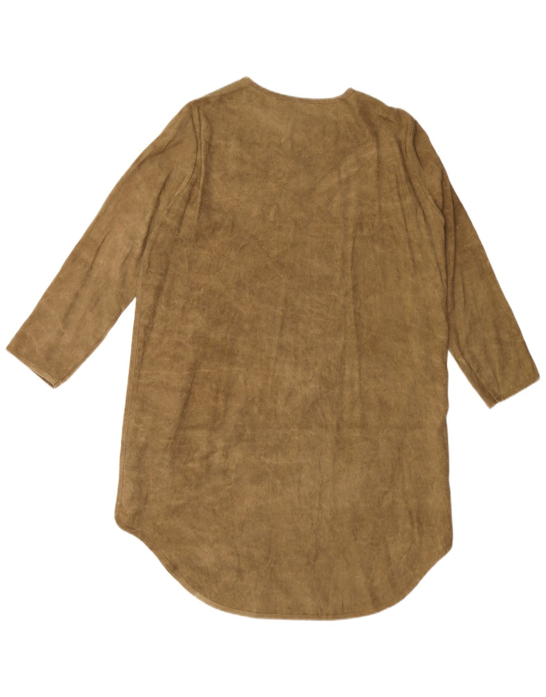 ZARA Womens Shirt Dress UK 14 Medium Green Lyocell