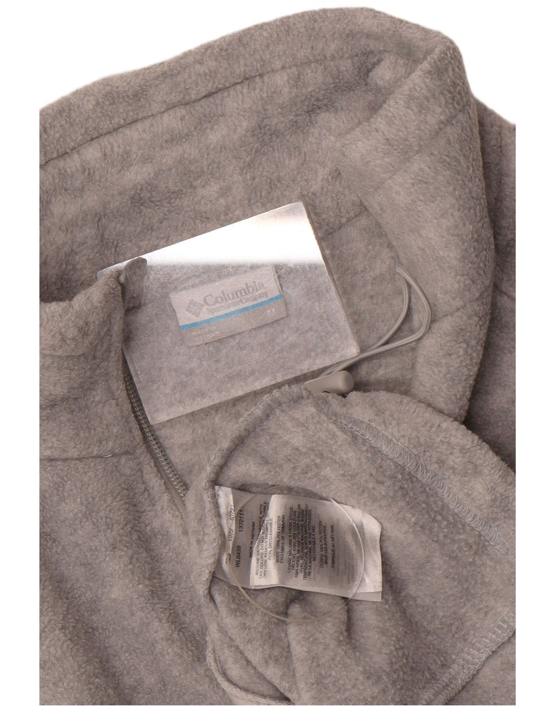 Columbia Womens Fleece Jacket UK 14 Medium Grey Polyester
