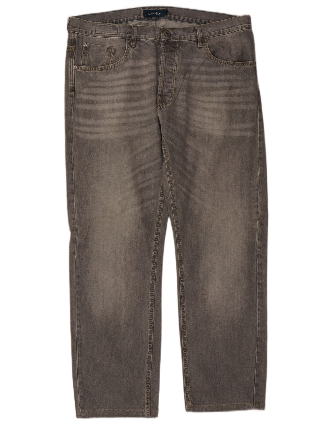 Massimo Dutti Mens Slim Jeans EU 46 XL W36 L28 Grey