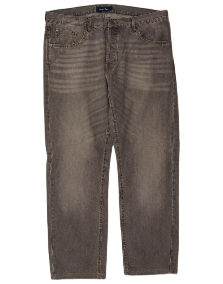 Massimo Dutti Mens Slim Jeans EU 46 XL W36 L28 Grey