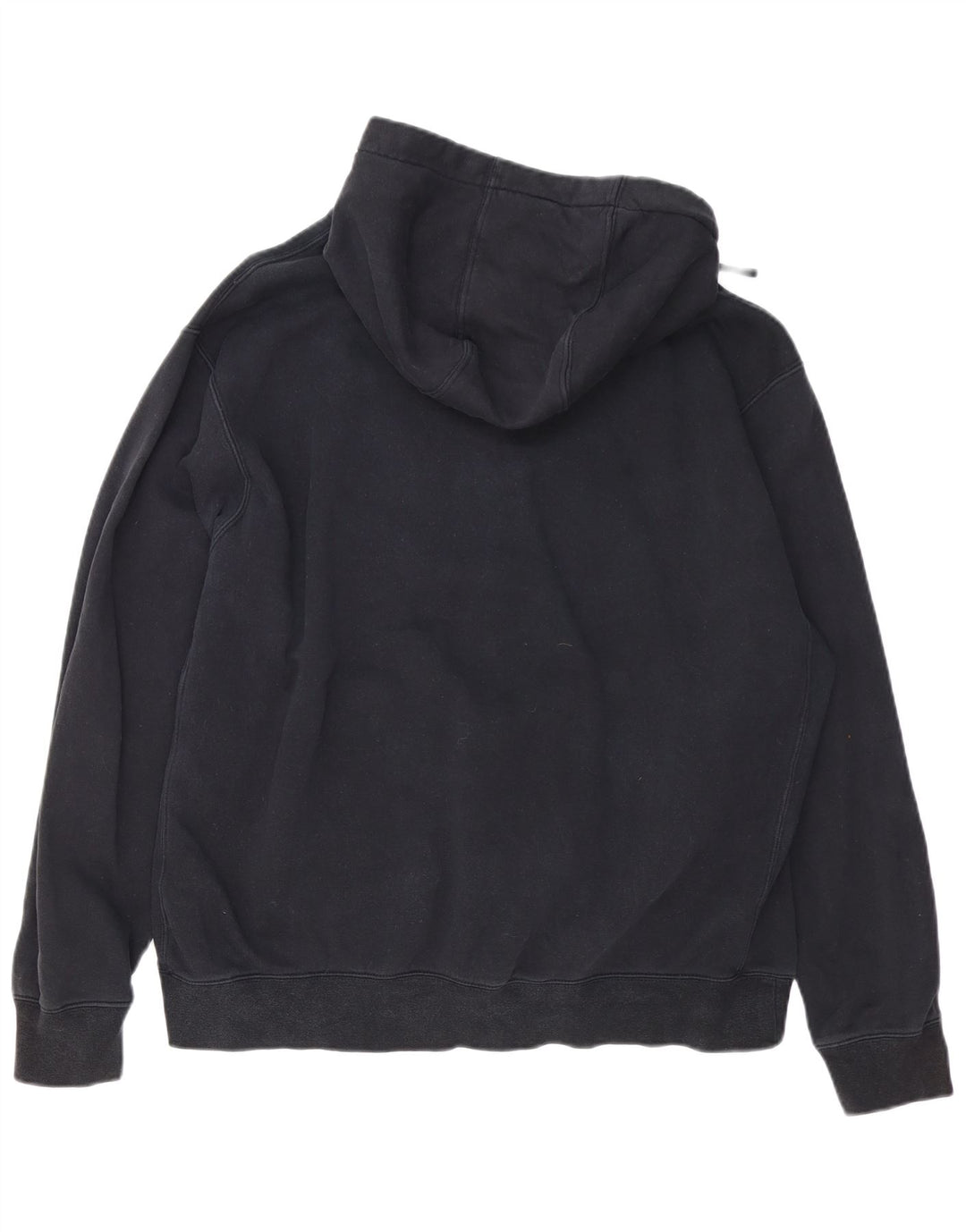Nike Mens Zip Hoodie Sweater XL Black Cotton