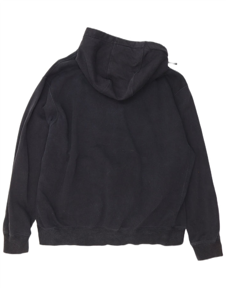 Nike Mens Zip Hoodie Sweater XL Black Cotton