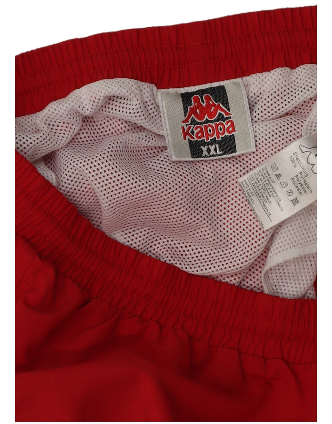 Kappa Mens Sport Shorts 2XL Red Polyester