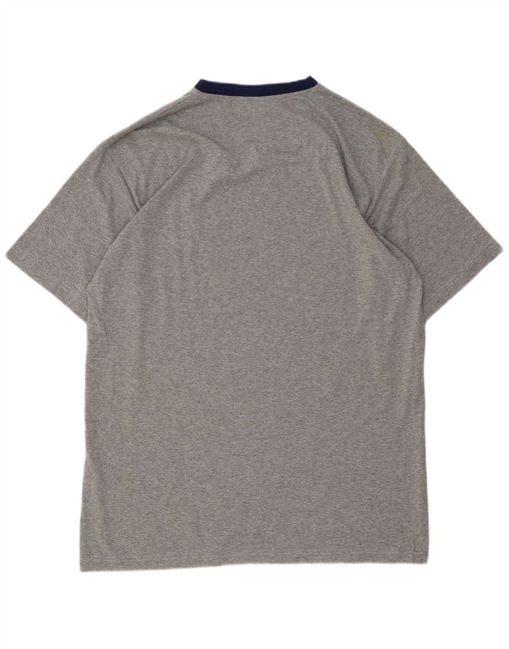 Fila Mens T-Shirt Top 2XL Grey Flecked Cotton