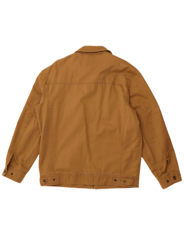 Jeep Mens Bomber Jacket UK 44 2XL Brown