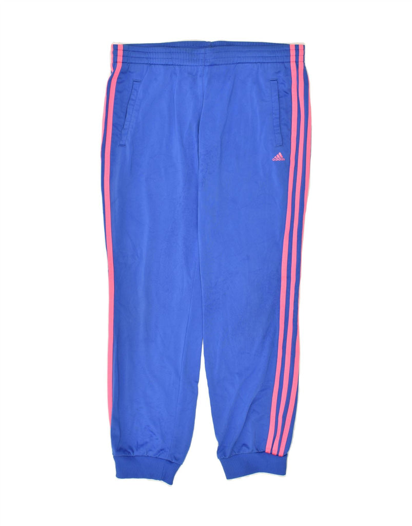 ADIDAS Womens Climalite Tracksuit Trousers Joggers UK 8/10 Small Blue | Vintage Adidas | Thrift | Second-Hand Adidas | Used Clothing | Messina Hembry 