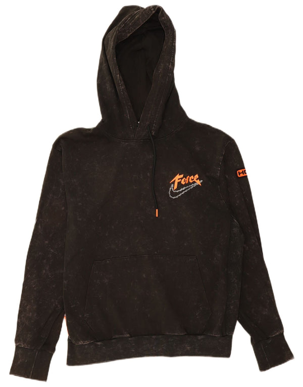 Nike Mens Dri Fit Hoodie Jumper Medium Khaki Flecked Cotton