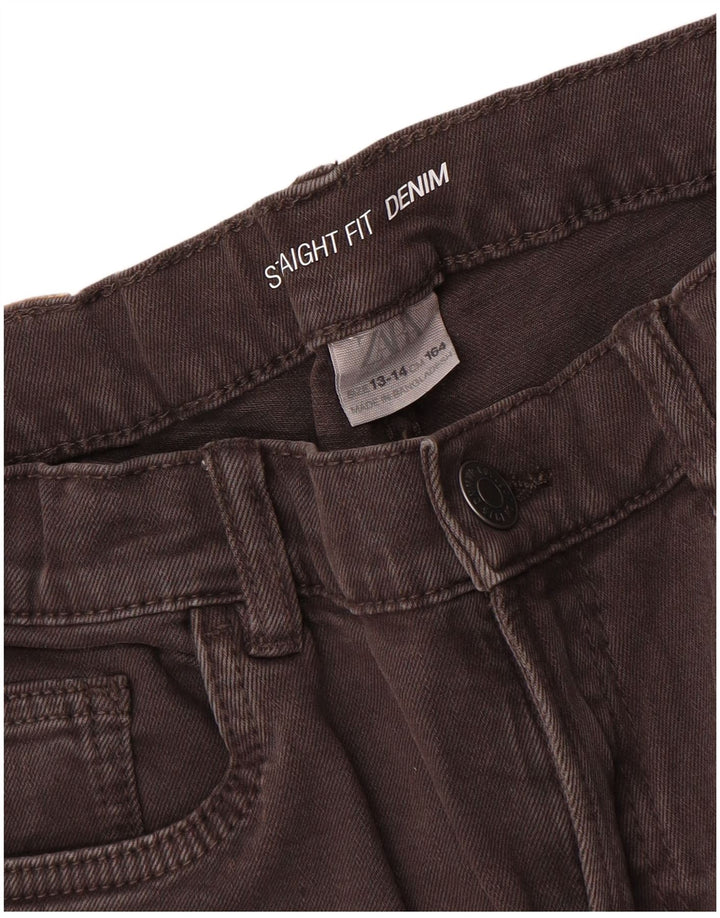 Zara Boys Straight Jeans 13-14 Years W28 L27 Grey