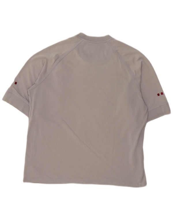 Adidas Mens T-Shirt Top Large Grey Cotton