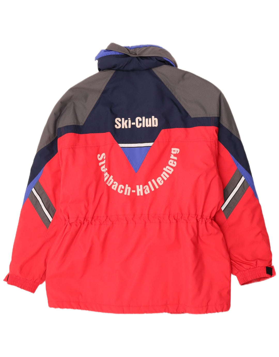 Diadora Mens Graphic Ski Jacket UK 42 XL Red Colourblock Polyester