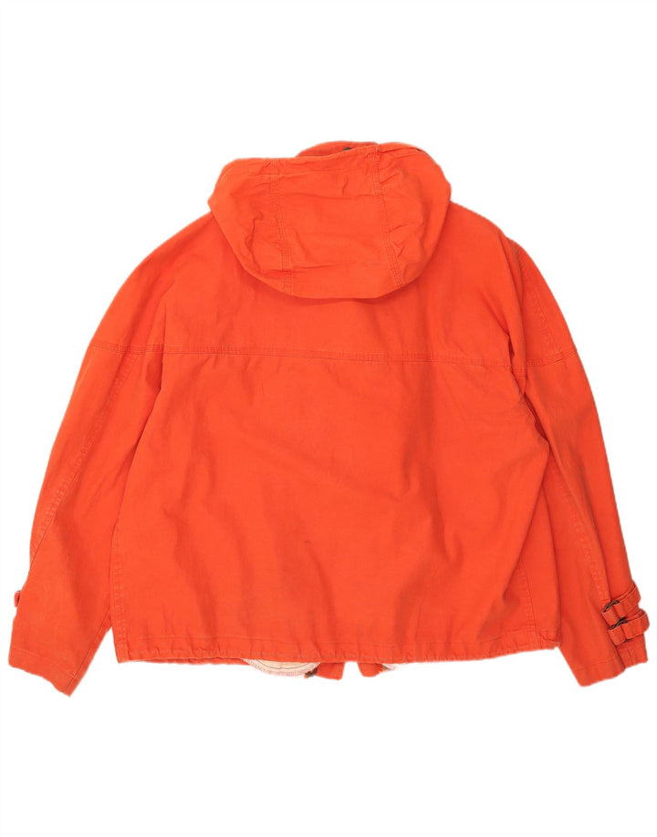 Pollini Mens Hooded Utility Jacket UK 42 XL Orange