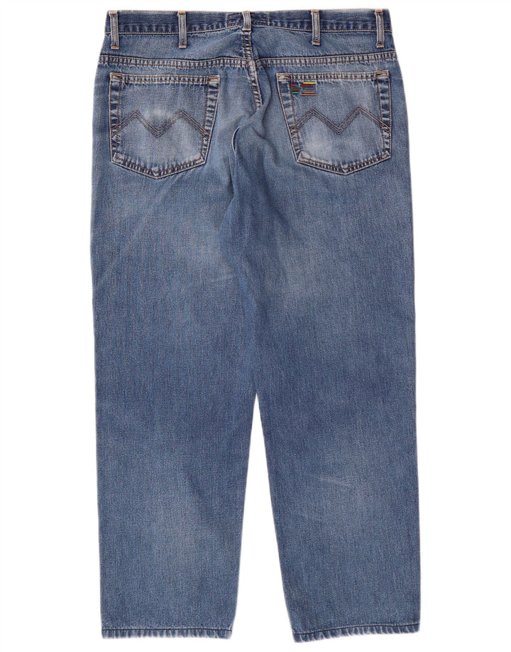 MISSONI SPORT Mens Tapered Cropped Jeans IT 52 XL W36 L26 Blue Cotton