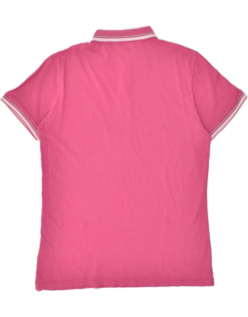 TRUSSARDI Mens Polo Shirt XL Pink Cotton Vintage Trussardi and Second-Hand Trussardi from Messina Hembry 