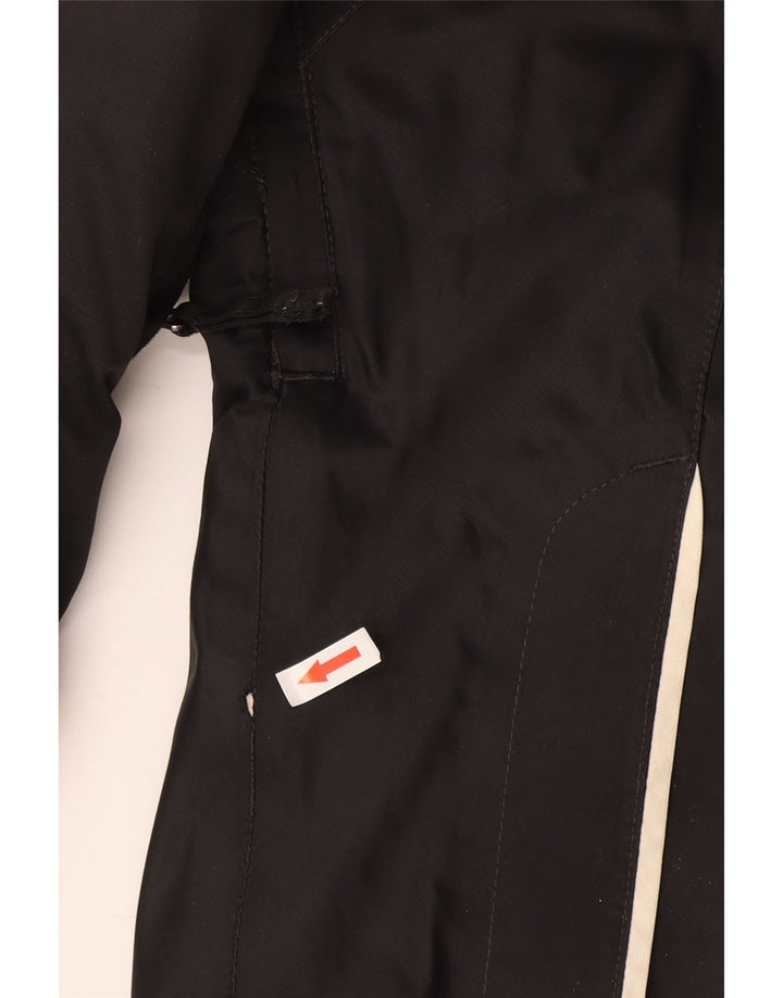 Columbia Womens Hooded Windbreaker Jacket UK 16 Large Black Polyester