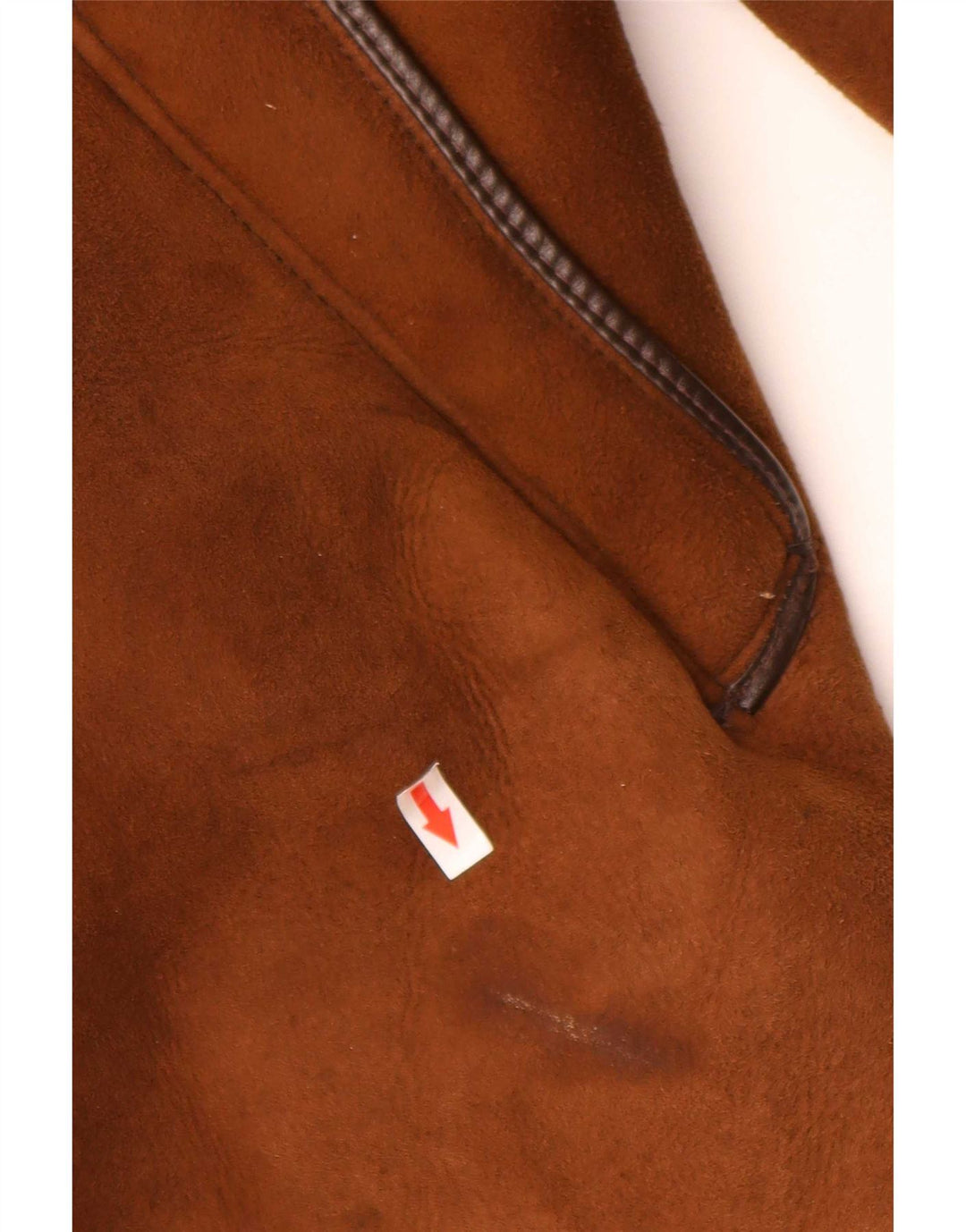 Morlands Womens Oversized Shearling Coat UK 16 Large Brown Sheepskin