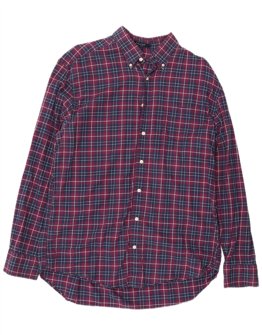 GANT Mens Regular Fit Shirt XL Navy Blue Check Cotton