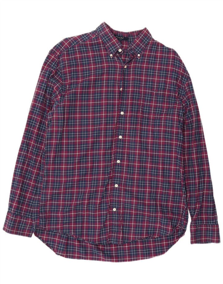 GANT Mens Regular Fit Shirt XL Navy Blue Check Cotton