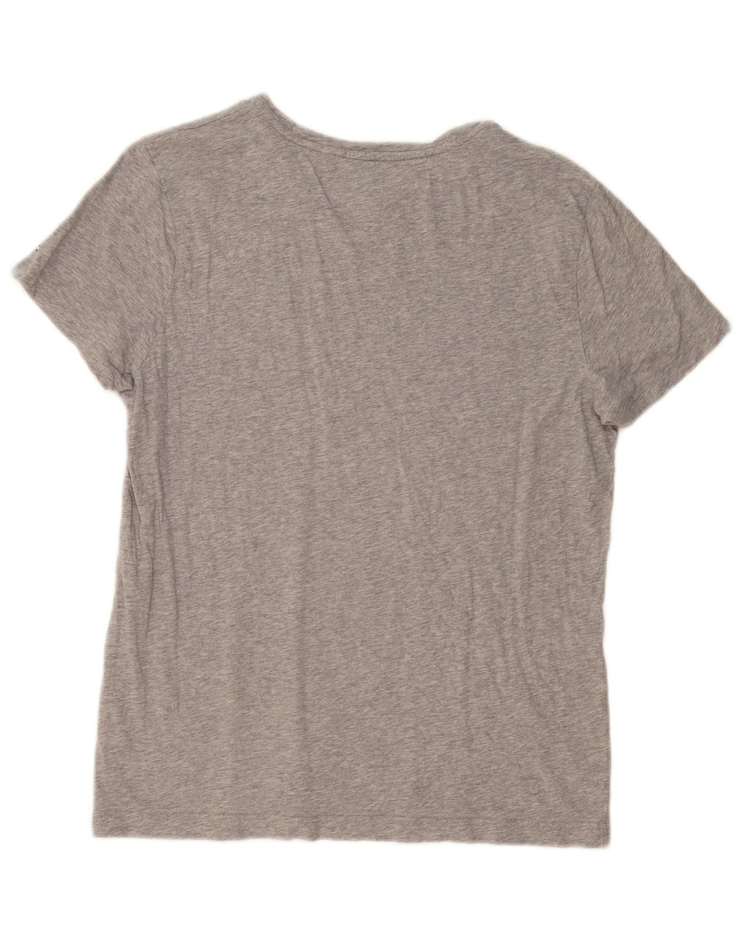 Tommy Hilfiger Womens Graphic T-Shirt Top Large Grey Cotton