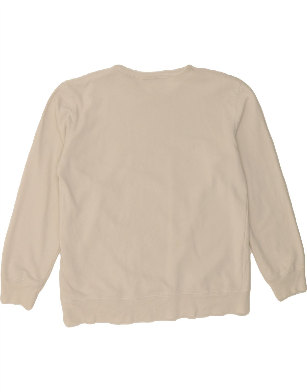 TOMMY HILFIGER Womens Graphic Sweatshirt Jumper UK 14 Medium Off White Vintage Tommy Hilfiger and Second-Hand Tommy Hilfiger from Messina Hembry 