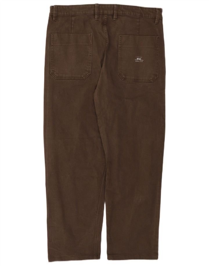 Zara Mens Straight Jeans EU 42 Large W32 L27 Brown