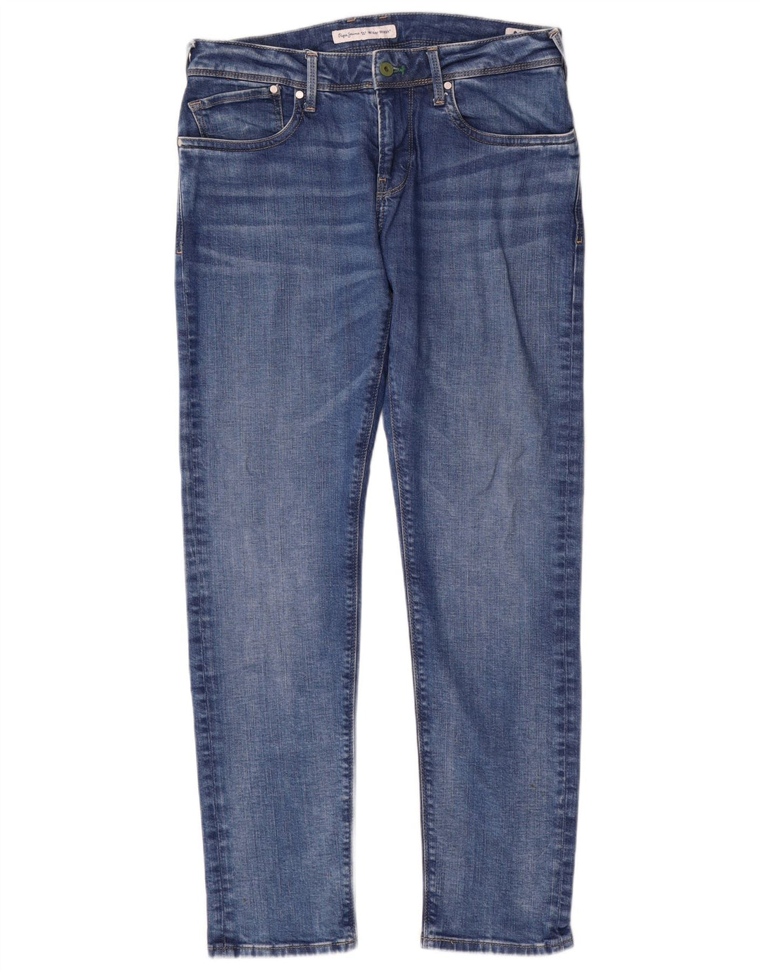 PEPE Jeans Mens Low Waist Slim Jeans W32 L32 Blue