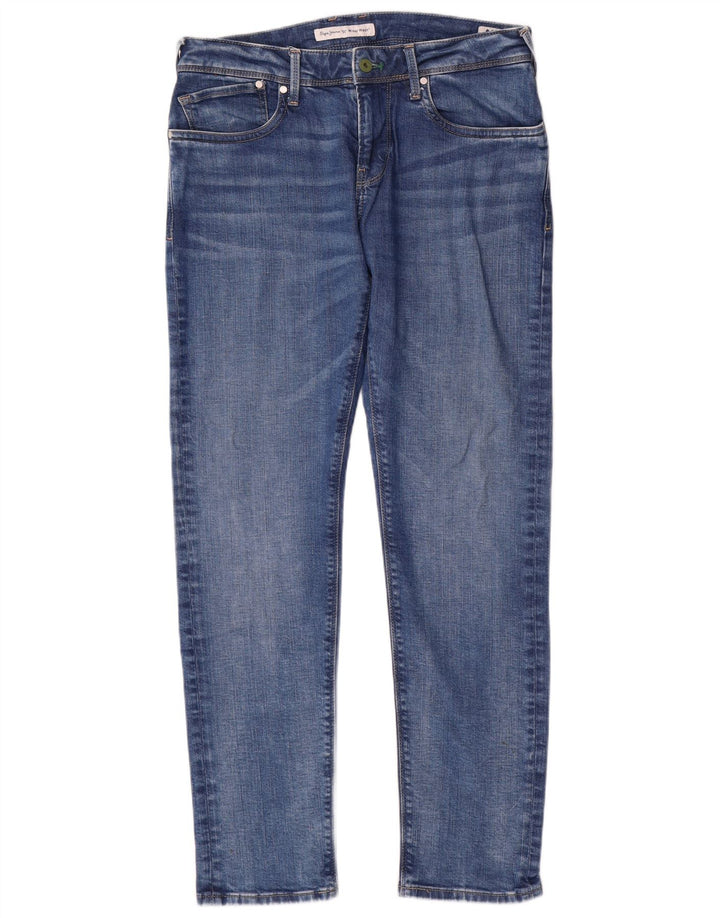 PEPE Jeans Mens Low Waist Slim Jeans W32 L32 Blue