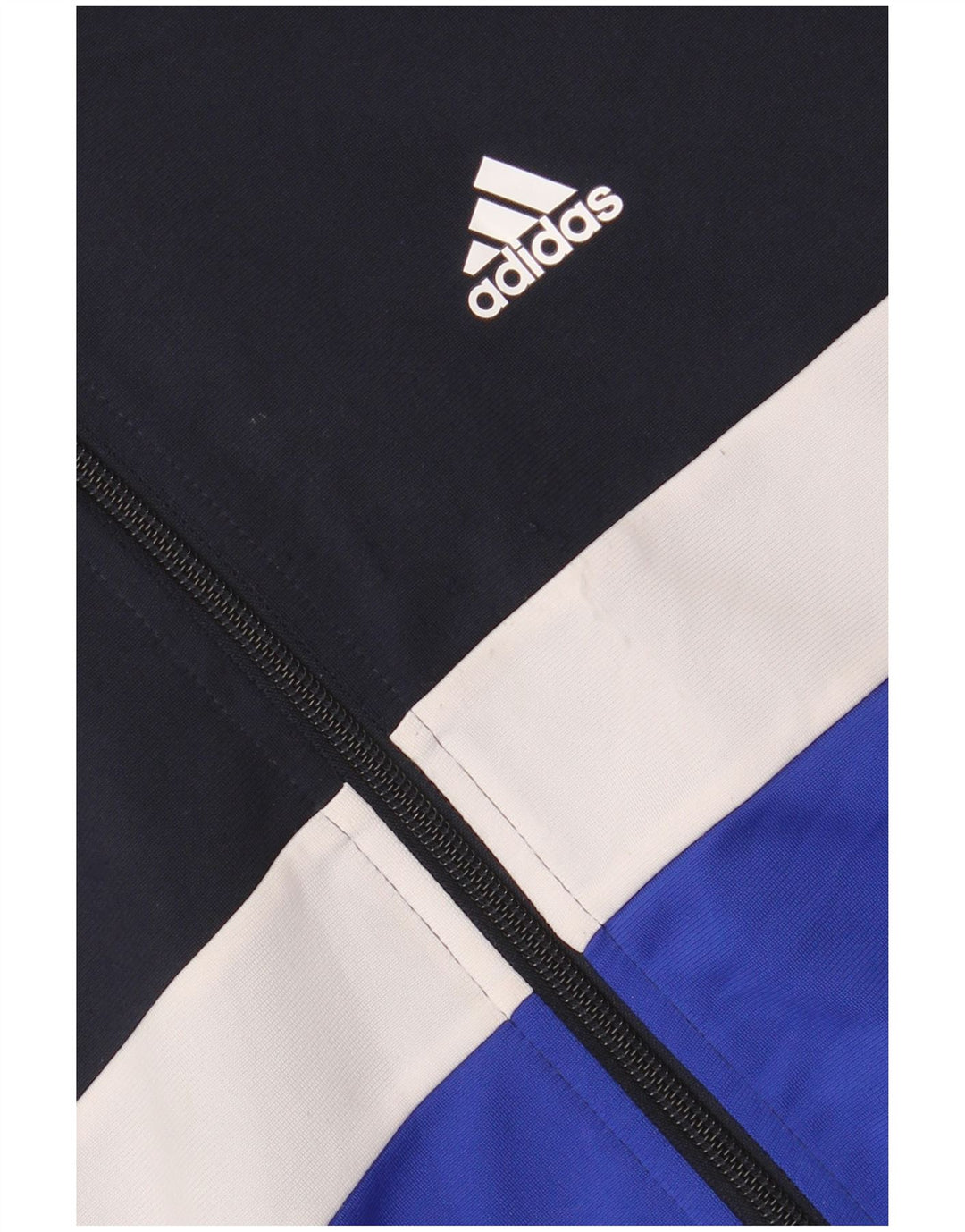 ADIDAS Boys Aeroready Tracksuit Top Jacket 15-16 Years Navy Blue