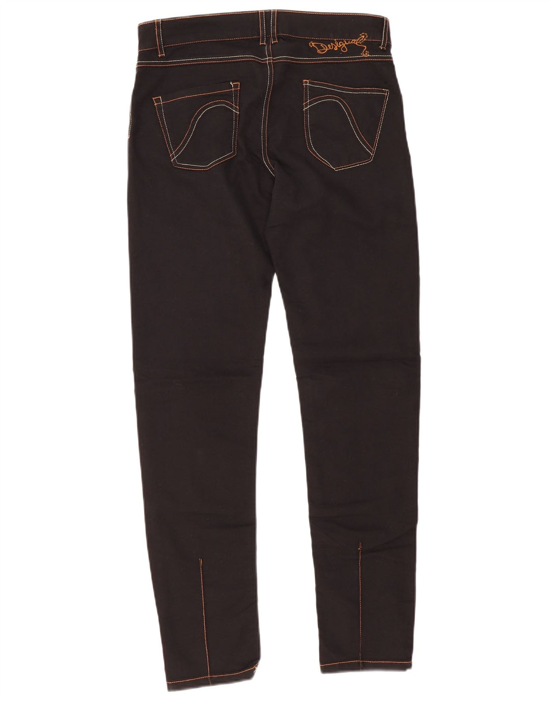 Desigual Womens Slim Casual Trousers W30 L30 Black