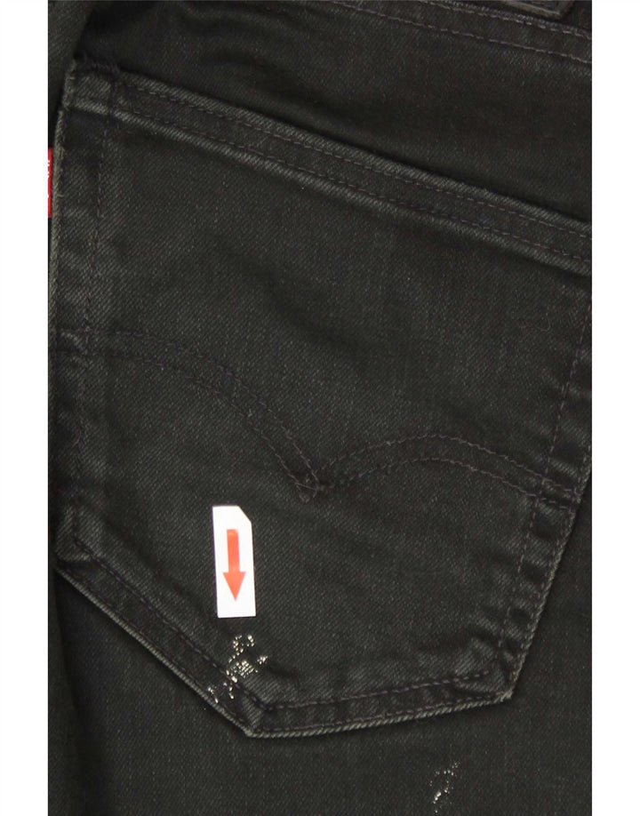 Levi's Mens Slim Jeans W34 L34 Black Cotton