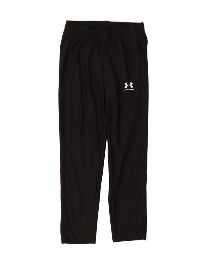UNDER ARMOUR Girls Tracksuit Trousers 9-10 Years Medium Black Polyester Vintage Under Armour and Second-Hand Under Armour from Messina Hembry 
