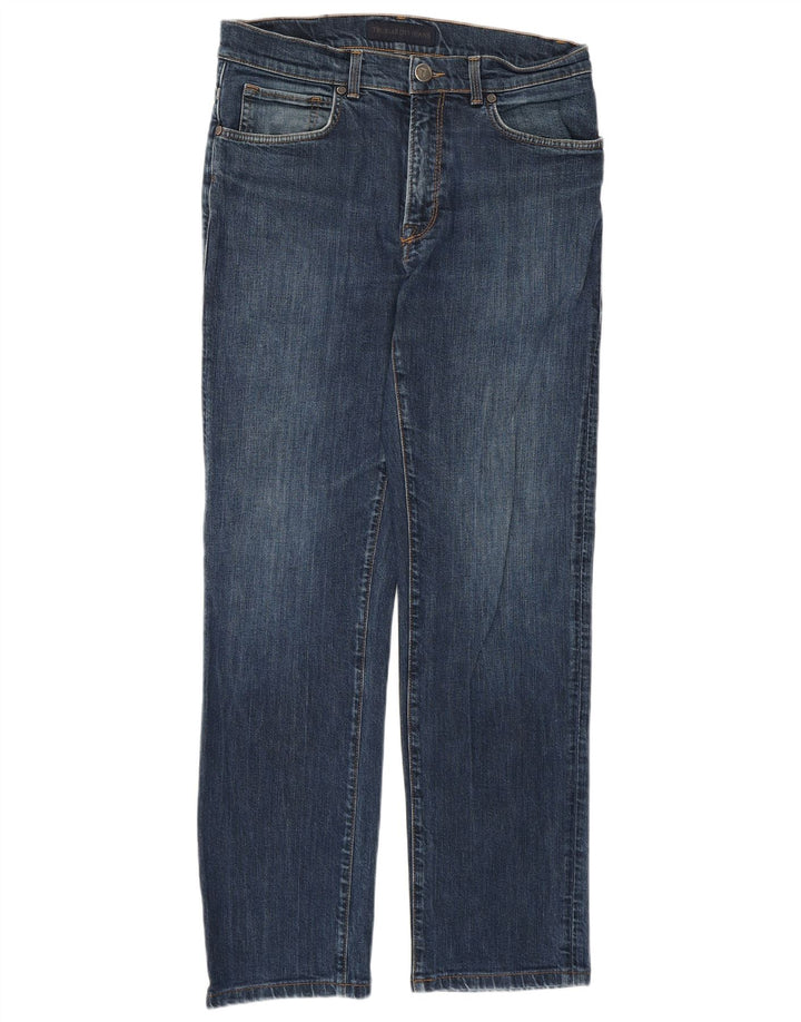 Trussardi Womens Straight Jeans W32 L29 Blue Cotton