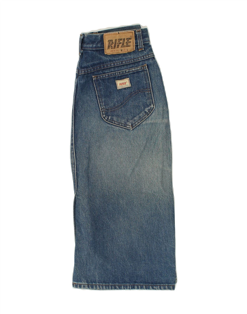 RIFLE Womens Denim Skirt W26 Small Blue Vintage Rifle and Second-Hand Rifle from Messina Hembry 