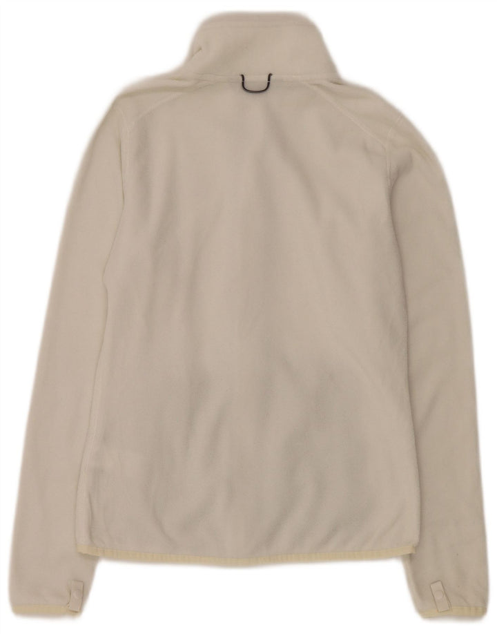 The North Face Womens Fleece Jacket UK 10 Small White Polyester