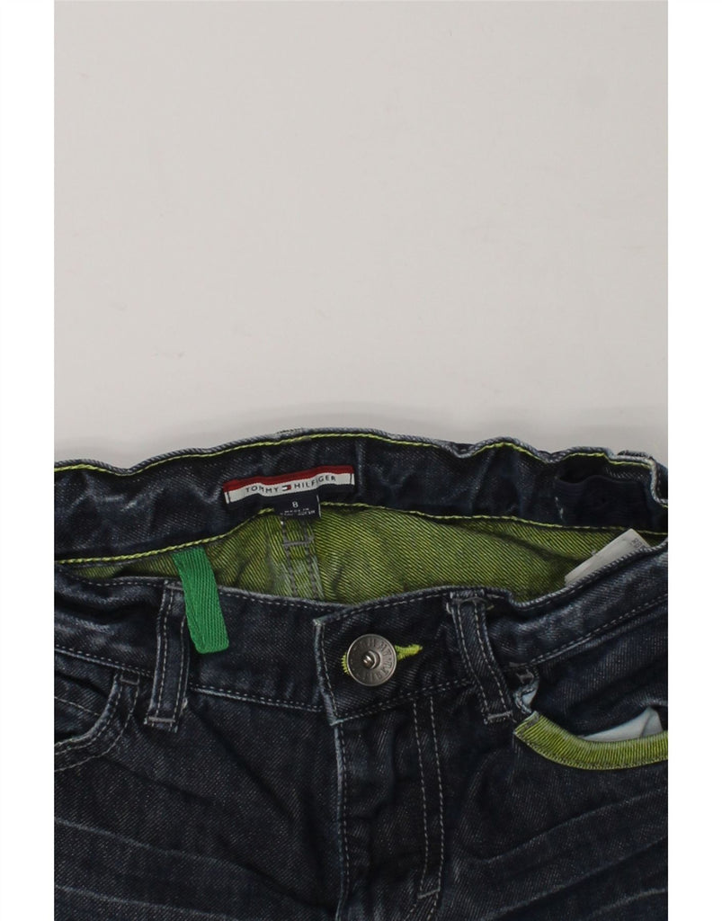 TOMMY HILFIGER Boys Denim Shorts 7-8 Years W23  Navy Blue Cotton | Vintage Tommy Hilfiger | Thrift | Second-Hand Tommy Hilfiger | Used Clothing | Messina Hembry 