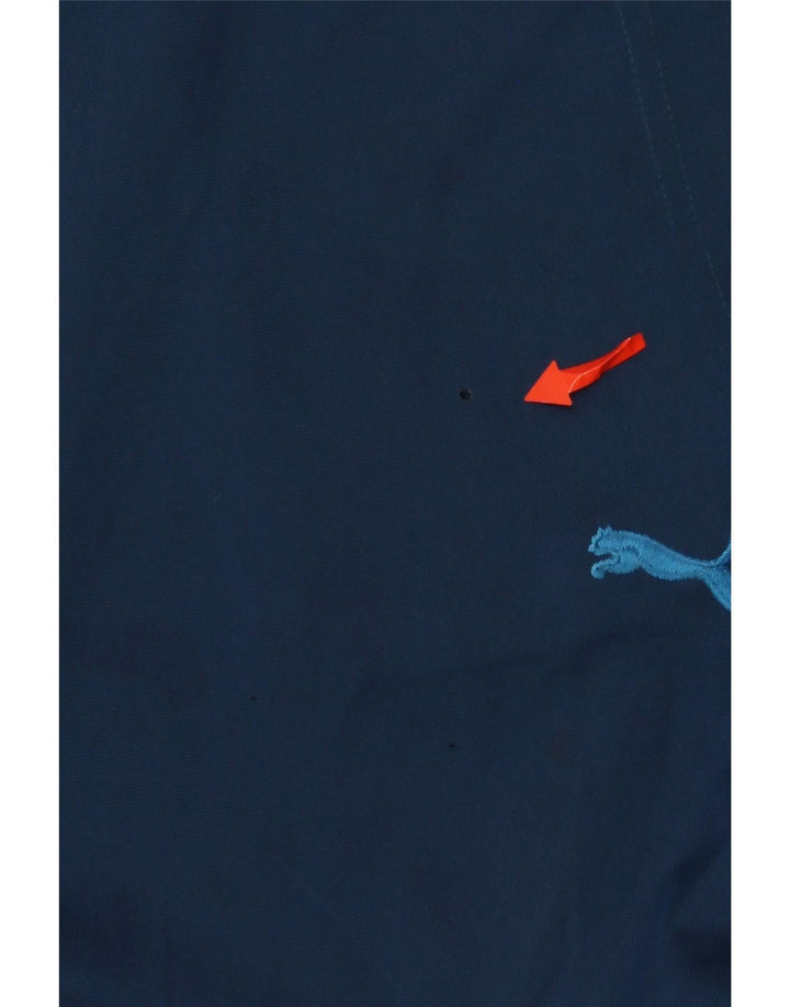 PUMA Mens Tracksuit Trousers Joggers Small Navy Blue