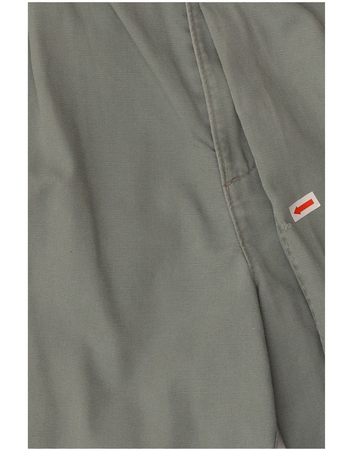 DOCKERS Mens Khakis Pegged Chino Shorts W38 XL Blue Cotton