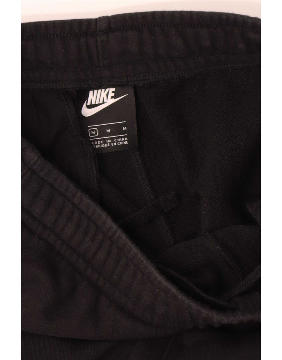 Nike Mens Tracksuit Trousers Joggers Medium Black Cotton