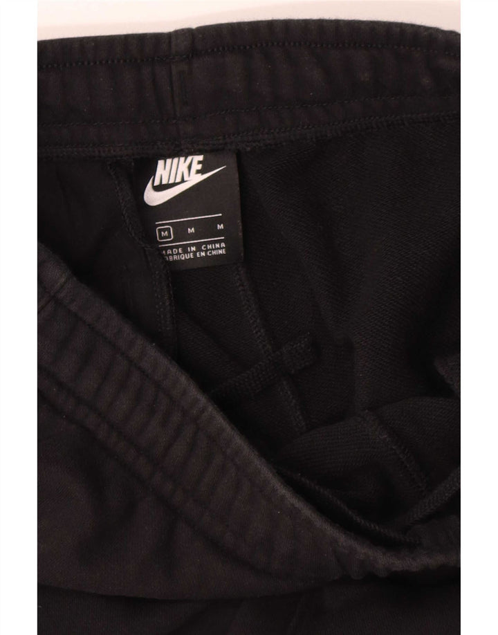 Nike Mens Tracksuit Trousers Joggers Medium Black Cotton