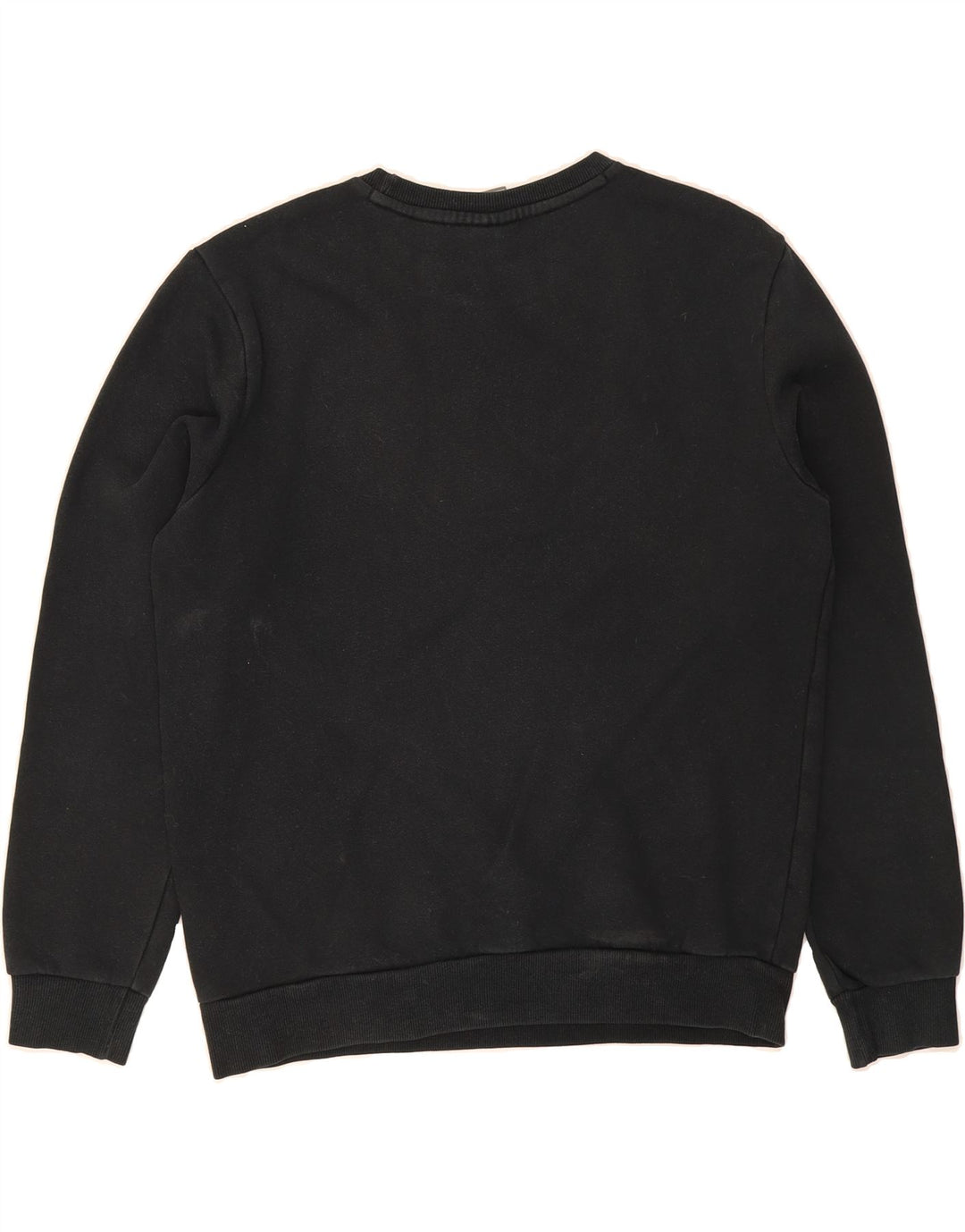 PUMA Mens Graphic Sweatshirt Jumper Medium Black Cotton Vintage Puma and Second-Hand Puma from Messina Hembry 