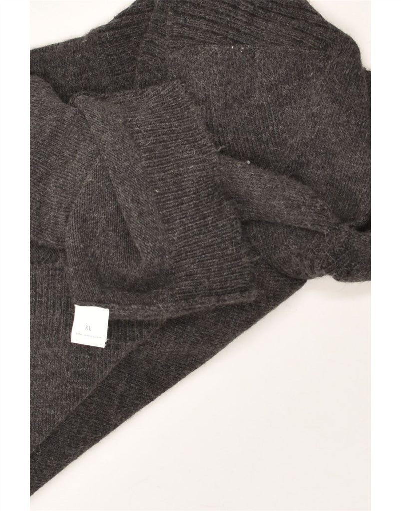 VINTAGE Mens Cardigan Sweater XL Grey Virgin Wool | Vintage Vintage | Thrift | Second-Hand Vintage | Used Clothing | Messina Hembry 