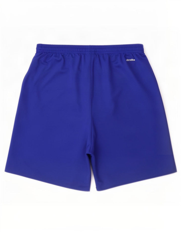 Adidas Mens Climalite Sport Shorts Medium Blue Polyester