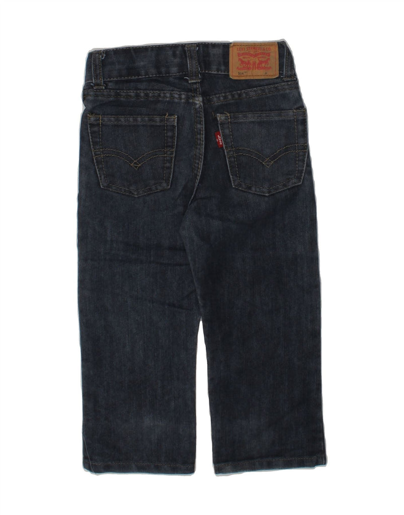 LEVI'S Baby Boys 514 Straight Jeans 18-24 Months W20 L13 Navy Blue Cotton | Vintage Levi's | Thrift | Second-Hand Levi's | Used Clothing | Messina Hembry 