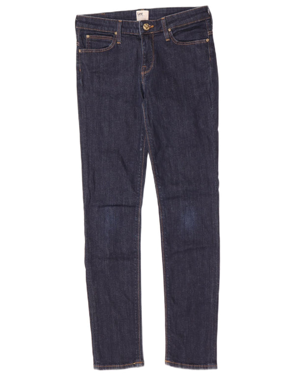 Lee Womens Skinny Jeans W27 L28 Navy Blue Cotton