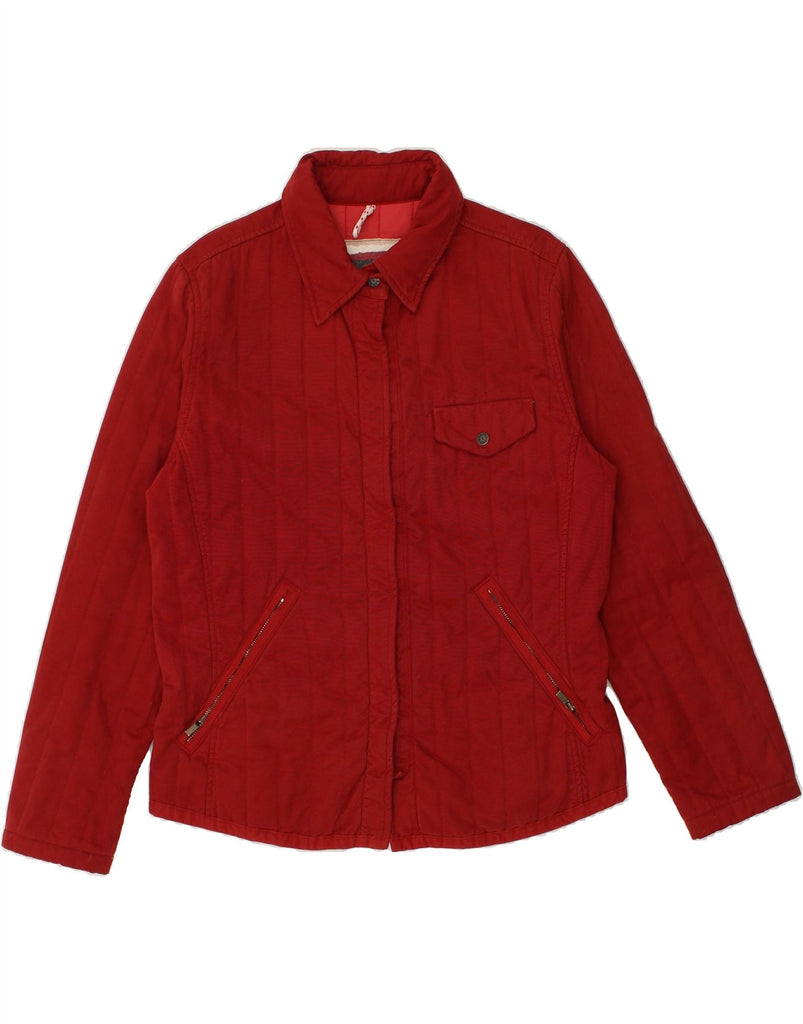 MURPHY & NYE Womens Bomber Jacket UK 18 XL Red Cotton | Vintage Murphy & Nye | Thrift | Second-Hand Murphy & Nye | Used Clothing | Messina Hembry 